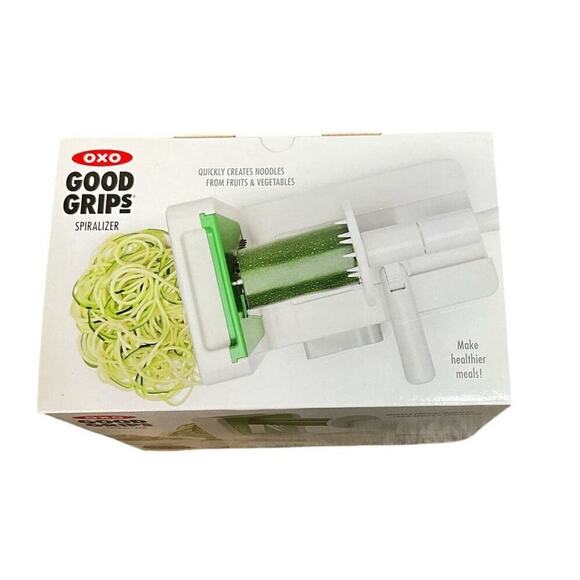 OXO Good Grips Fruit Vegetable Spiralizer 3 Blades NWB Tabletop Strong Hold - Picture 6 of 6